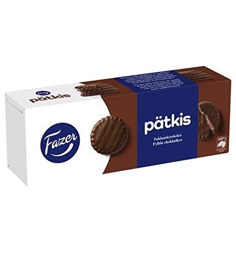 Fazer Patkis chocolate Kekse 1 Box of 142g von Fazer