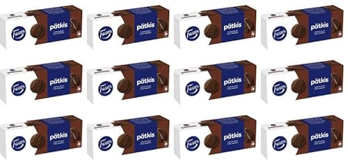 Fazer Patkis chocolate Kekse 12 Schachteln of 142g von Fazer