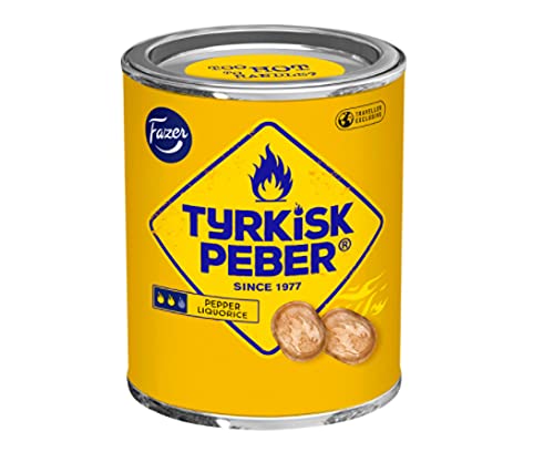 Tyrkisk Peber Dose Pfeffer Lakritz Box 300g von Fazer