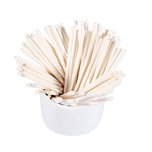 Fait 100 Pcs/Set Bunte Lutscherstangen Kuchen Sticks für Süßigkeiten Süße Schokolade 10cm DIY Herstellung für die Herstellung kleiner Schokoladenlutscher(1#) von Fdit