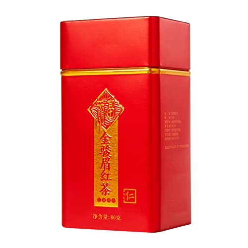 Jinjunmei Schwarzer Tee, Duftender Aufguss, Honiggeschmack, das Leben Genießen, 80 G, Eltern, Freunde von Fdit