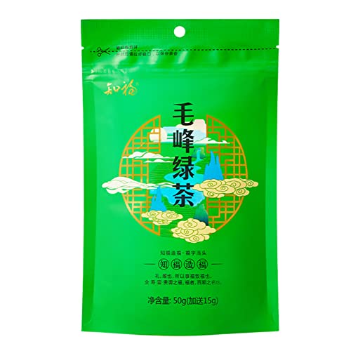 Mao Feng Grüner Tee, Starker Duft, Spiralförmige Teestreifen, Hellgrün, für Nachmittagstee, Familientreffen von Fdit