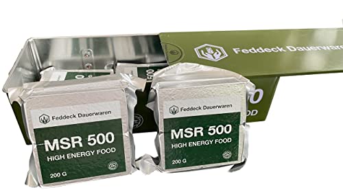 MSR 500, High Energy Food, 6 x 200 g in Metalldose von Feddeck