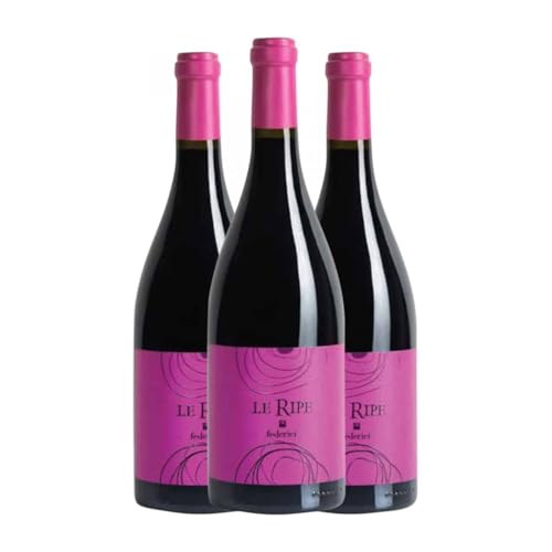 Federici Le Ripe Rosso Lazio 75 cl Rotwein (Karton mit 3 Flaschen von 75 cl) von Federici