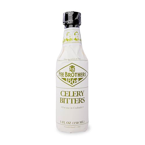 Fee Brothers | Celery Bitters | 150 ml | Für Cocktails & Longdrinks | Für besondere Würze & Raffinesse von Fee Brothers