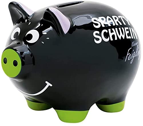 Kleiner Feigling Sparty-Schwein Schwarz von Feigling