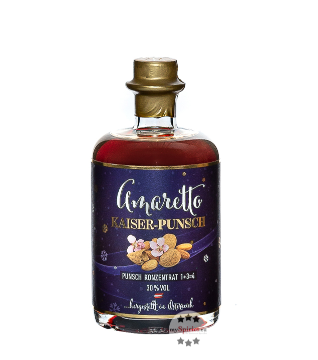 Prinz Amaretto-Punsch (30 % Vol., 0,5 Liter) von Fein-Brennerei Prinz