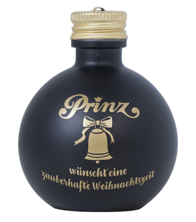 Prinz Christbaumkugel mit Winter Williams-Christbirne 4cl (34 % vol, 0,04 Liter) von Fein-Brennerei Prinz