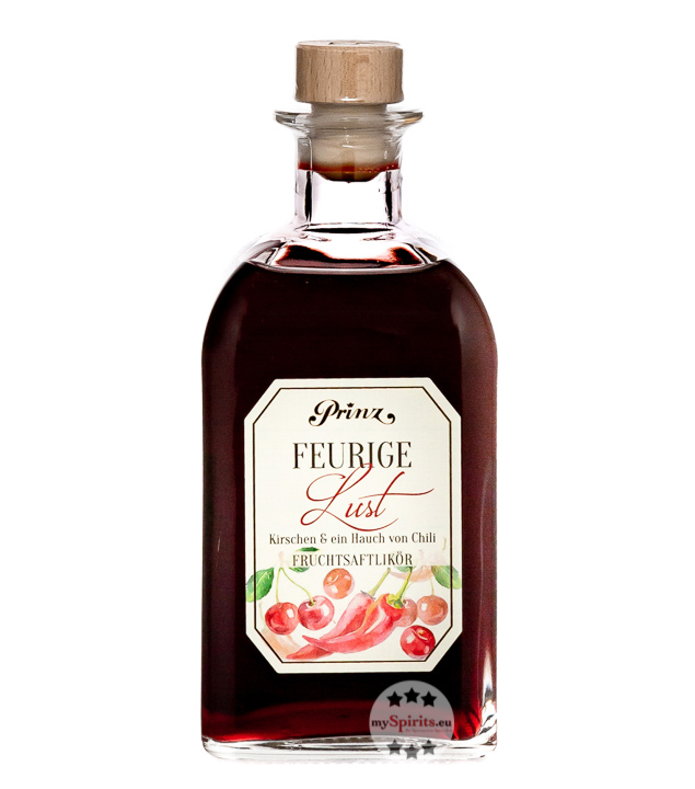 Prinz Feurige Lust Likör (16 % Vol., 0,5 Liter) von Fein-Brennerei Prinz