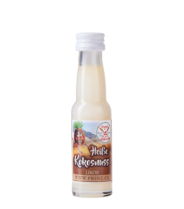 Prinz Heiße Kokosnuss  (16 % vol, 0,02 Liter) von Fein-Brennerei Prinz