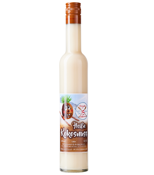 Prinz Heiße Kokosnuss  (16 % vol, 0,5 Liter) von Fein-Brennerei Prinz