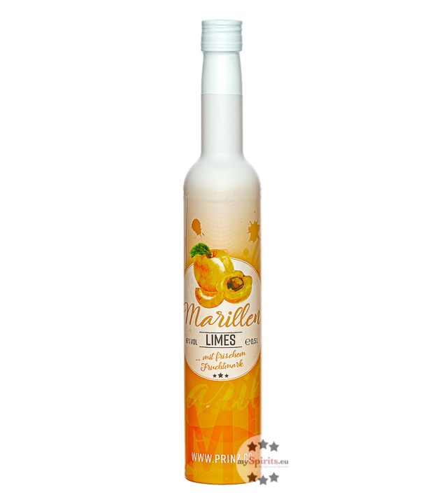 Prinz Marillen-Limes (16 % Vol., 0,5 Liter) von Fein-Brennerei Prinz