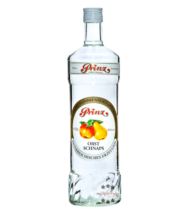 Prinz Obstschnaps 40% (40 % Vol., 1,0 Liter) von Fein-Brennerei Prinz