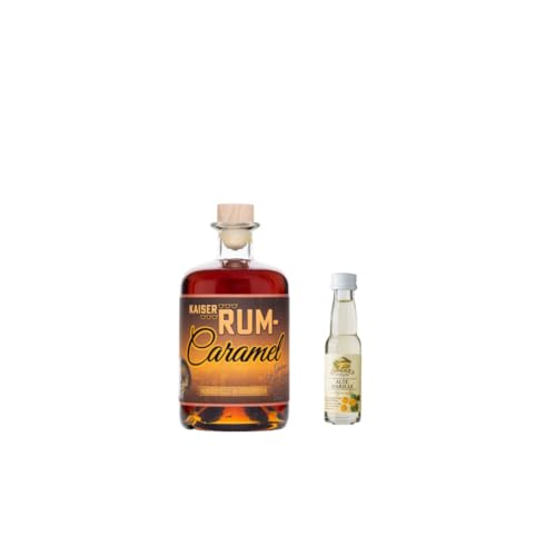 Prinz Rum Caramel 0,5l 40% Vol. + 1 Prinz Alte Sorte Probe von Fein-Brennerei Thomas Prinz GmbH