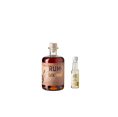 Prinz Rum Coconut 0,5l 40% + 1 Prinz Alte Serie Probe von Fein-Brennerei Thomas Prinz GmbH