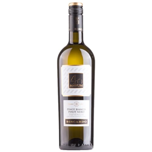 Biscardo Mavum Pinot Bianco Pinot Nero Weisswein Wein Trocken Weiß Italien inkl. FeinWert E-Book (1 x 0,75l) von FeinWert