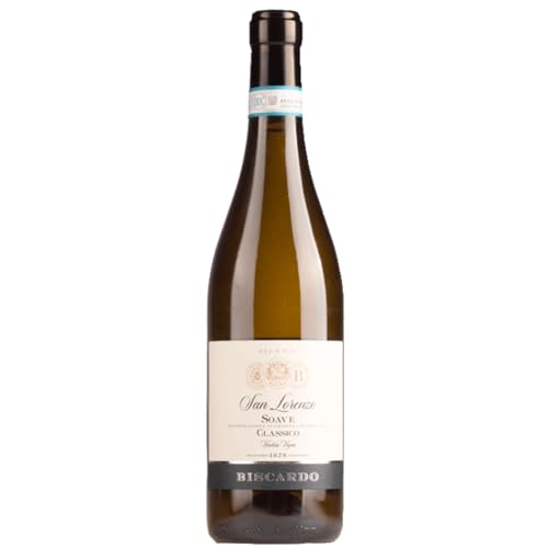 Biscardo San Lorenzo Soave Classico Vigne Vecchia Weisswein Wein Trocken Weiß Italien inkl. FeinWert E-Book (1 x 0,75l) von FeinWert