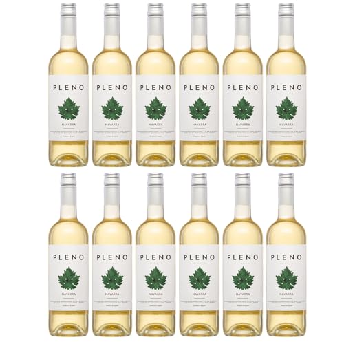 Bodegas Agronavarra Pleno Blanco Trocken Weißwein Vegan Spanien inkl. FeinWert E-Book (12 x 0,75 l) von FeinWert