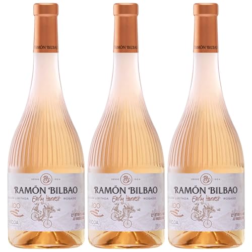 Bodegas Ramón Bilbao Edición Limitada Early Harvest Rosado Roséwein Rosé trocken Spanien inkl. FeinWert E-Book (3 x 0.75 l) von FeinWert