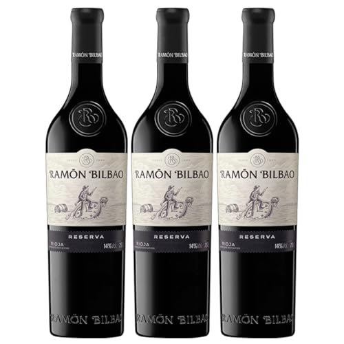 Bodegas Ramón Bilbao Reserva Rotwein trocken Spanien inkl. FeinWert E-Book (3 x 0.75 l) von FeinWert