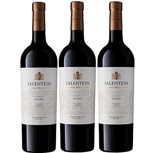 Bodegas Salentein Barrel Selection Malbec Rotwein Wein Trocken Mendoza Argentinien inkl. FeinWert E-Book (3 x 0,75l) von FeinWert