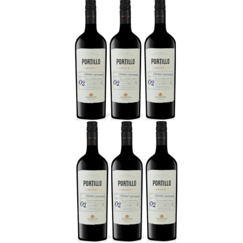 Bodegas Salentein Portillo Cabernet Sauvignon Rotwein Wein Trocken Mendoza Argentinien inkl. FeinWert E-Book (6 x 0,75l) von FeinWert