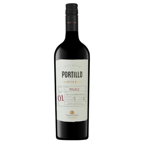 Bodegas Salentein Portillo Malbec Rotwein Wein Trocken Mendoza Argentinien inkl. FeinWert E-Book (1 x 0,75l) von FeinWert