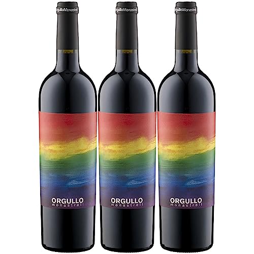 Bodegas del Rosario Orgullo Monastrell DO BIO Wein Rotwein Trocken Spanien inkl. FeinWert E-Book (3 x 0,75l) von FeinWert