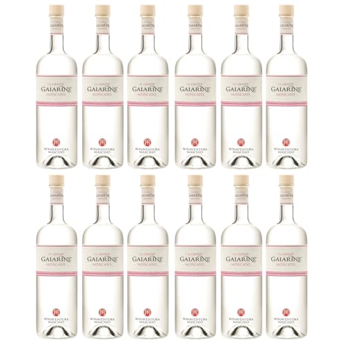 Bonaventura Maschio La Grappa Gaiarine Vitigno Unico Grappa Di Moscato Spirituose Italien Inkl. FeinWert E-Book (12 x 0,7l) von FeinWert