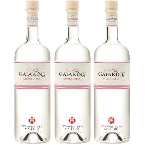 Bonaventura Maschio La Grappa Gaiarine Vitigno Unico Grappa Di Moscato Spirituose Italien Inkl. FeinWert E-Book (3 x 0,7l) von FeinWert