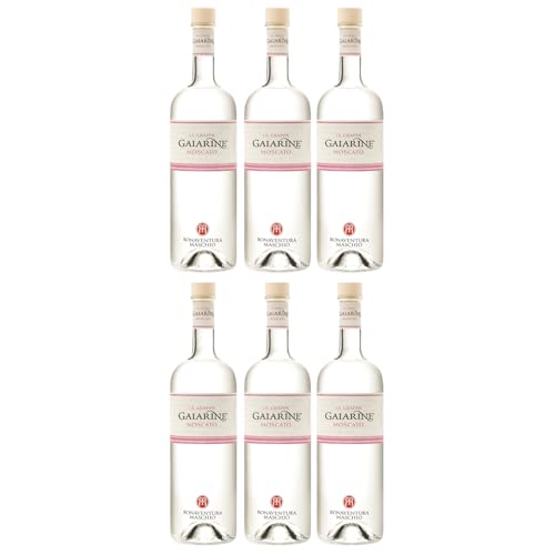 Bonaventura Maschio La Grappa Gaiarine Vitigno Unico Grappa Di Moscato Spirituose Italien Inkl. FeinWert E-Book (6 x 0,7l) von FeinWert