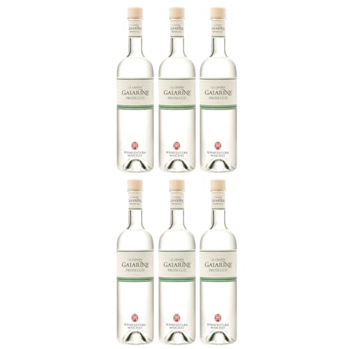 Bonaventura Maschio La Grappa Gaiarine Vitigno Unico Grappa Di Prosecco Spirituose Italien Inkl. FeinWert E-Book (6 x 0,7l) von FeinWert