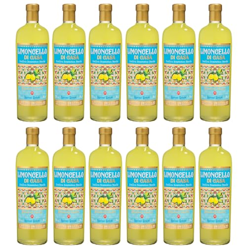 Bonaventura Maschio Liquori Dolci Limoncello di Casa Likör Italien Inkl. FeinWert E-Book (12 x 0,7l) von FeinWert