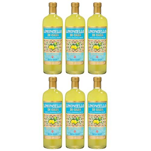 Bonaventura Maschio Liquori Dolci Limoncello di Casa Likör Italien Inkl. FeinWert E-Book (6 x 0,7l) von FeinWert