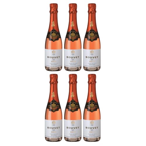 Bouvet Ladubay 1851 Brut Rosé Méthode Traditionelle Schaumwein Frankreich inkl. FeinWert E-Book (6 x 0,375l) von FeinWert