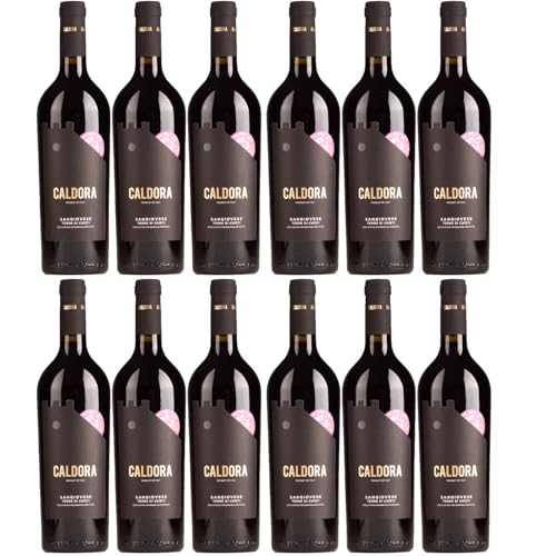 Caldora Sangiovese Terre di Chieti Rotwein Rot trocken Italien inkl. FeinWert E-Book (12 x 0,75l) von FeinWert