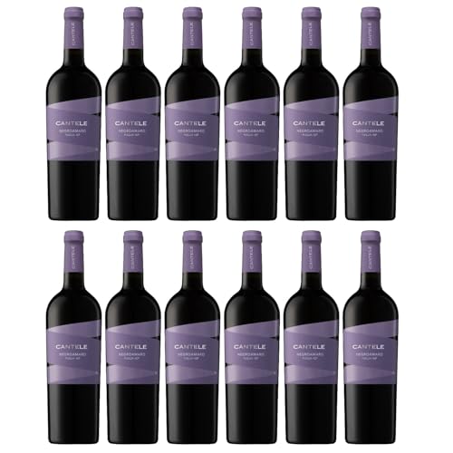 Cantele Negroamaro Puglia IGP Rotwein Rot Wein Trocken Italien inkl. FeinWert E-Book (12 x 0,75l) von FeinWert