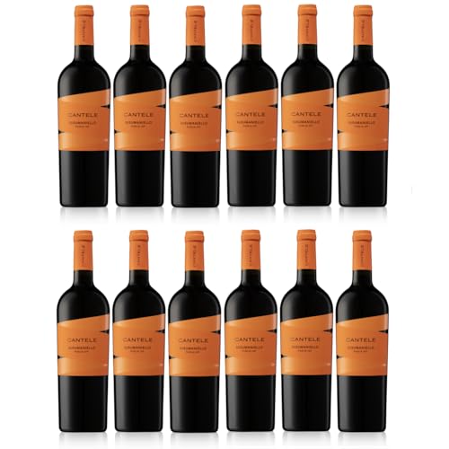 Cantele Rohesia Susumaniello Puglia IGP Rotwein Rot Wein Trocken Italien inkl. FeinWert E-Book (12 x 0,75l) von FeinWert