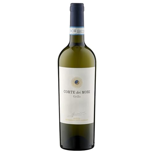 Cantine Minini Corte dei Mori Grillo DOC Sicilia Weißwein Wein Trocken Sizilien Italien inkl. FeinWert E-Book (1 x 0,75l) von FeinWert