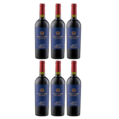 Cantine Minini Corte dei Mori Nero d’Avola 'Etichetta Blu' Sicilia DOC Rotwein Wein Trocken Sizilien Italien inkl. FeinWert E-Book (6 x 0,75l) von FeinWert