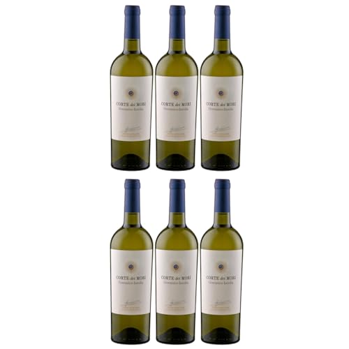 Cantine Minini Corte dei Mori Terre Siciliane Grecanico-Inzolia IGT Weißwein Wein Trocken Sizilien Italien inkl. FeinWert E-Book (6 x 0,75l) von FeinWert