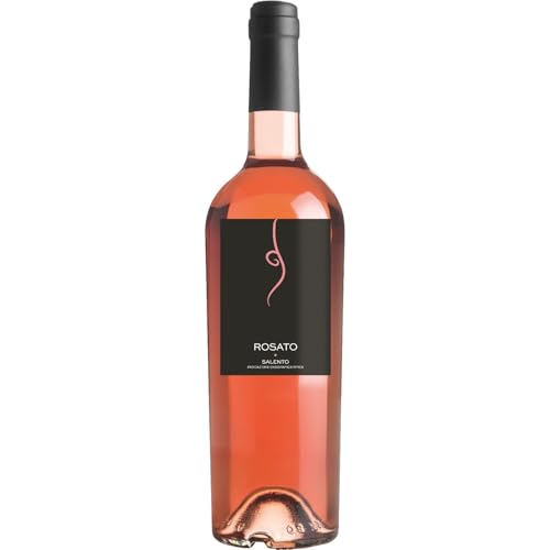 Cantine Minini Salento Rosato IGT Tialini Minini Roséwein Wein Trocken Apulien Italien inkl. FeinWert E-Book (1 x 0,75l) von FeinWert