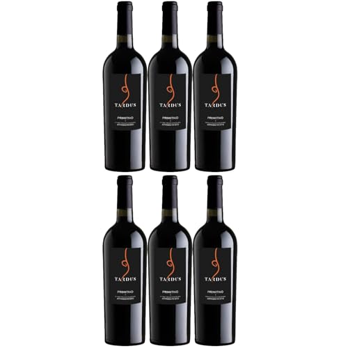 Cantine Minini Tardus Quietum Primitivo Appassimento Rotwein Wein Trocken Apulien Italien inkl. FeinWert E-Book (6 x 0,75l) von FeinWert