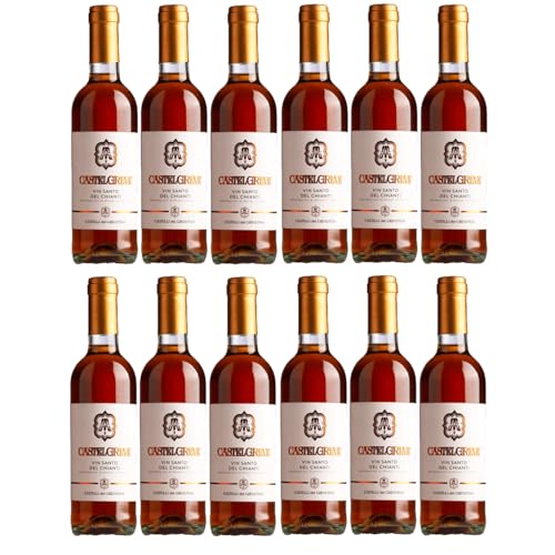 Castelgreve Vin Santo 0.375l Dessertwein Süss Italien inkl. FeinWert E-Book (12 x 0,375l) von FeinWert