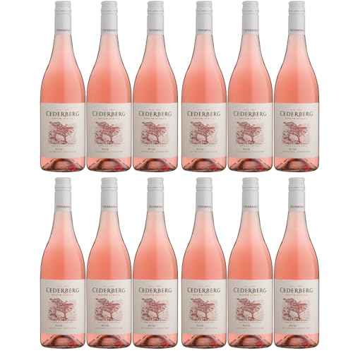 Cederberg Sustainable Rosé Roséwein Wein Trocken Südafrika inkl. FeinWert E-Book (12 x 0,75l) von FeinWert