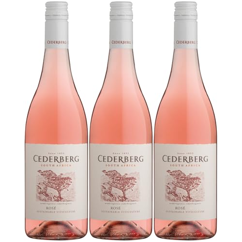 Cederberg Sustainable Rosé Roséwein Wein Trocken Südafrika inkl. FeinWert E-Book (3 x 0,75l) von FeinWert