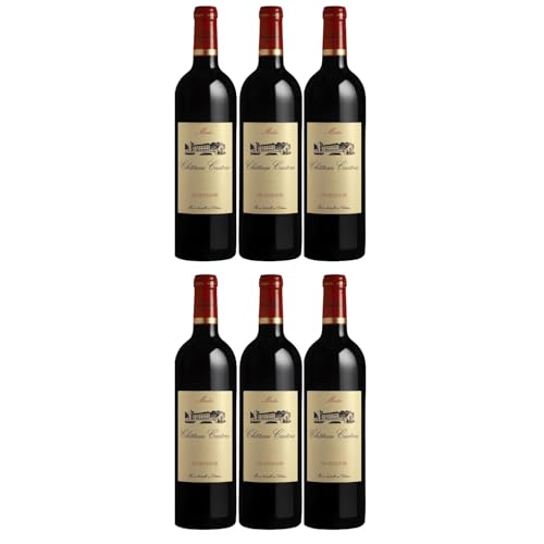 Château Castera Cru Bourgeois Médoc AOC Rotwein Bordeaux Wein Trocken Frankreich inkl. FeinWert E-Book (6 x 0,75l/ Jg 2013) von FeinWert