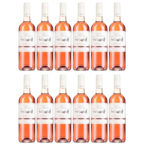 Château Les Fontenelles Bergerac Roséwein Rosé trocken Frankreich inkl. FeinWert E-Book (12 x 0,75l) von FeinWert