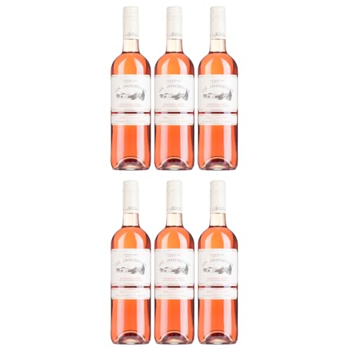 Château Les Fontenelles Bergerac Roséwein Rosé trocken Frankreich inkl. FeinWert E-Book (6 x 0,75l) von FeinWert