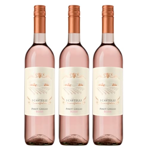 Cielo - Pinot Grigio Rosé DOC "I Castelli Romeo e Giulietta" Pinot Grigio Roséwein Italien rosé trocken inkl. FeinWert E-Book (3 x 0,75l) von FeinWert